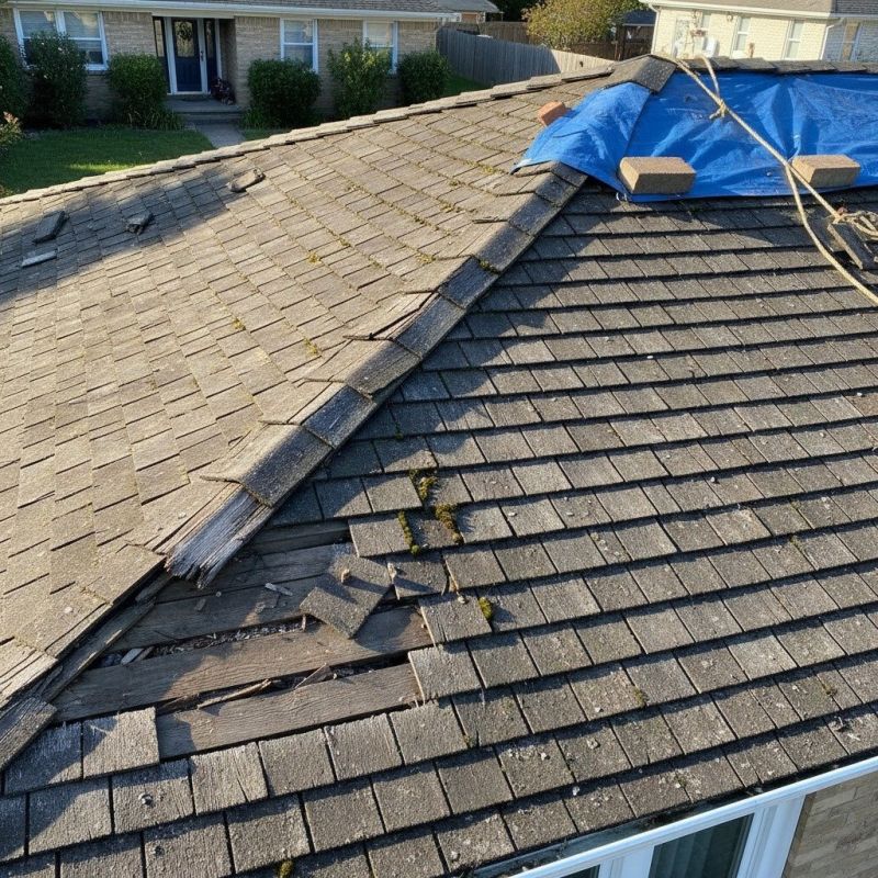 Wood Shingles Repair detail